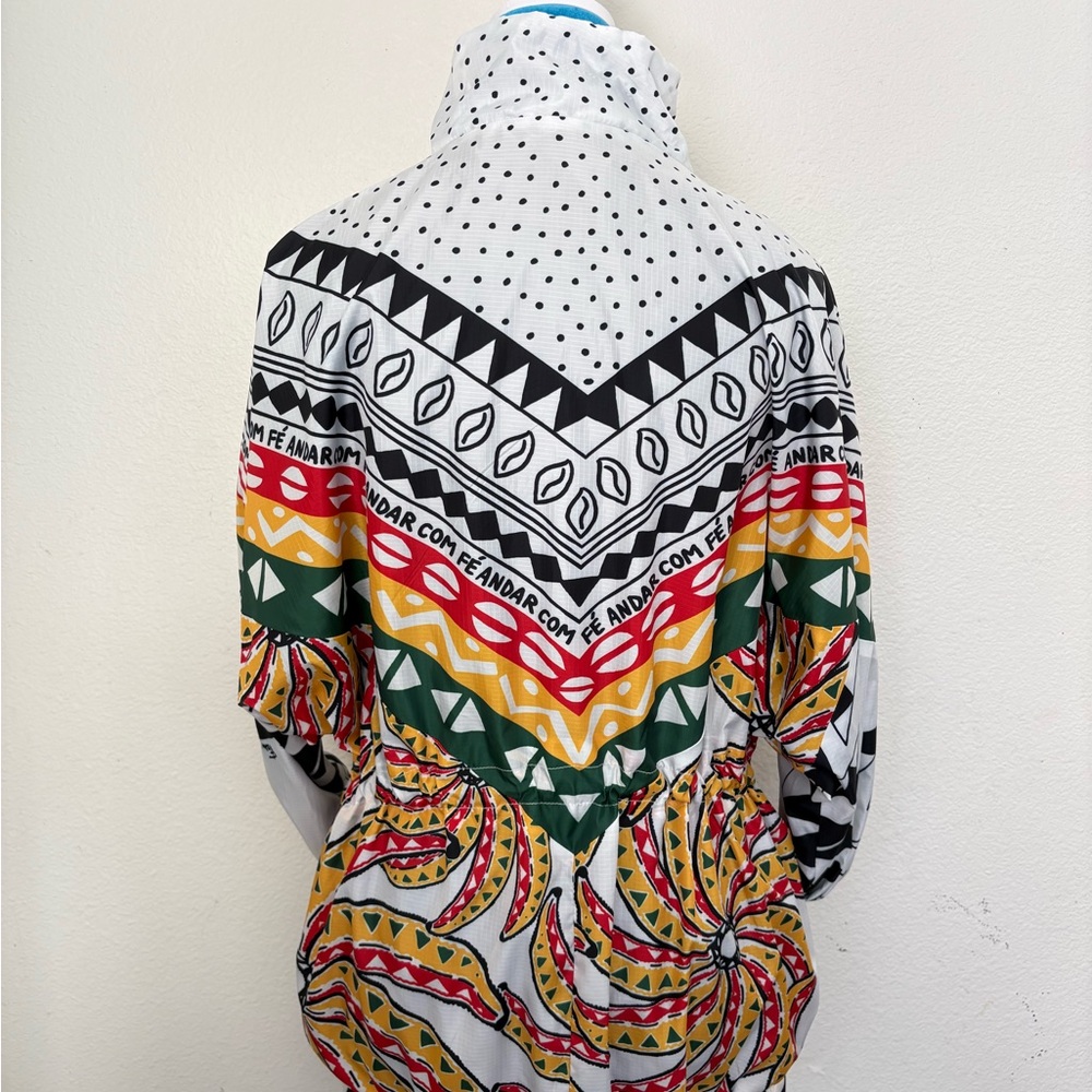 Colorful Geometric Patterned Jacket - Picture 5 of 6